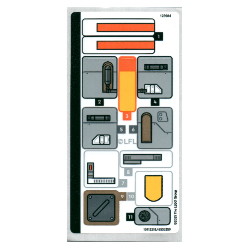 Sticker Sheet for Set 75416-1 (10112218)