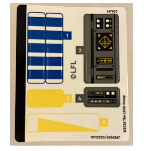 Sticker Sheet for Set 75399-1 (10112220)