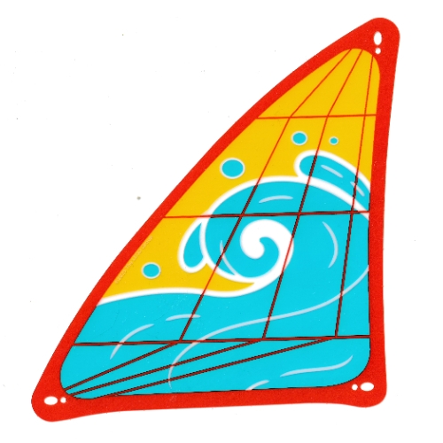 Foil Sheet for Set 42664-1 - Large Sail (10112445b)