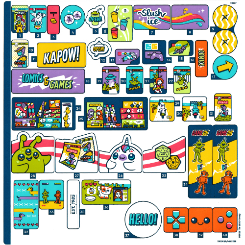 Sticker Sheet for Set 42674-1 (10113039)