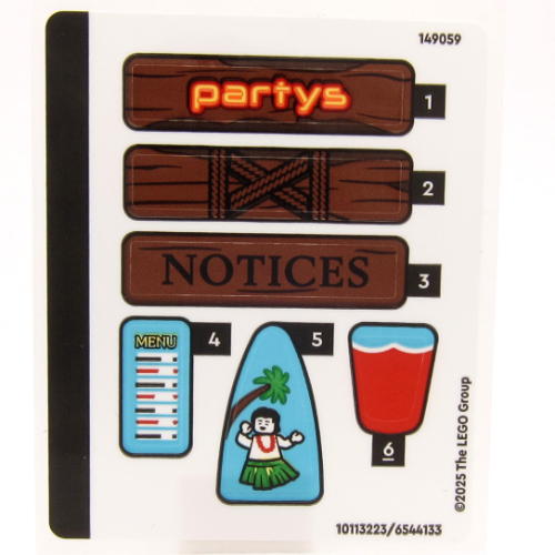 Sticker Sheet for Set 75636-1 (10113223)