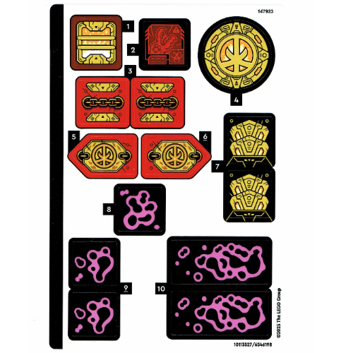 Sticker Sheet for Set 71846-1 (10113527)