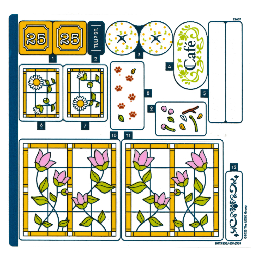 Sticker Sheet for Set 42671-1 (10113553)