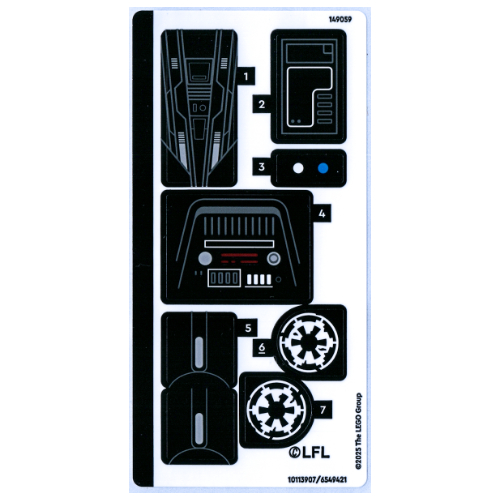 Sticker Sheet for Set 75434-1 (10113907)