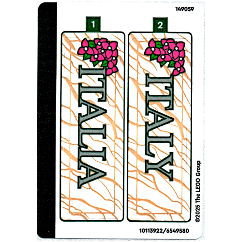 Sticker Sheet for Set 40818-1 (10113922)