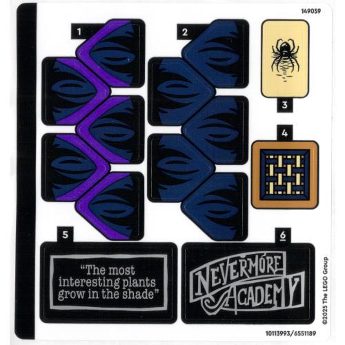 Sticker Sheet for Set 76784-1 (10113993)
