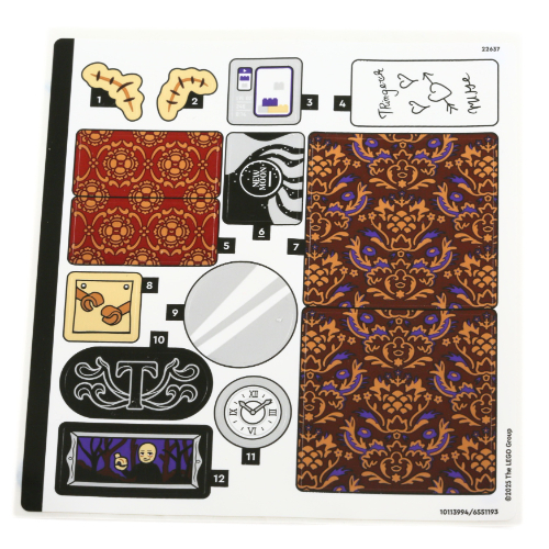 Sticker Sheet for Set 76785-1 (10113994)
