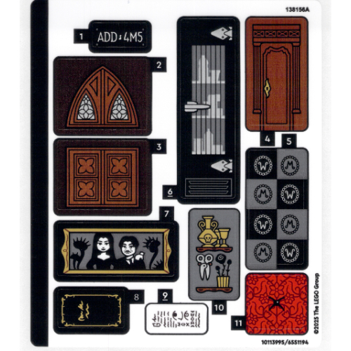 Sticker Sheet 1 for Set 76786-1 (10113995)