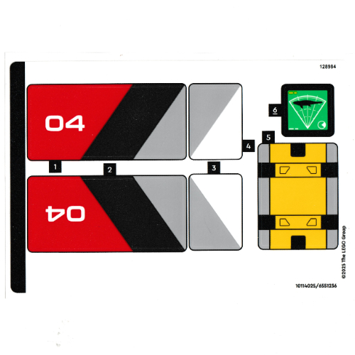 Sticker Sheet for Set 76974-1 (10114025)