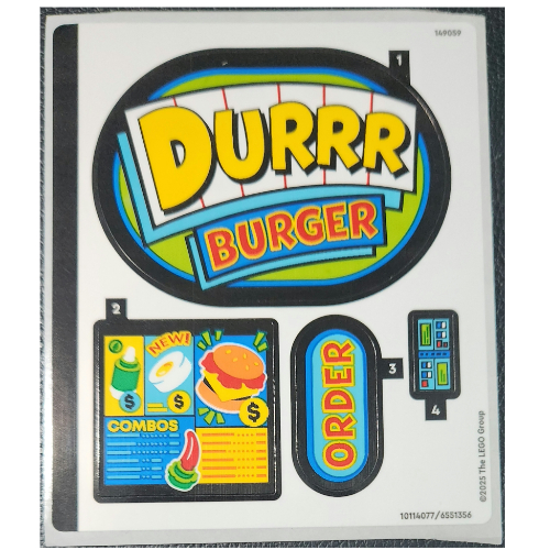 Sticker Sheet for Set 77076-1 (10114077)