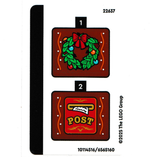 Sticker Sheet for Set 40809-1 (10114516)