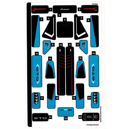 Sticker Sheet 1 for Set 77238-1 (10114884)