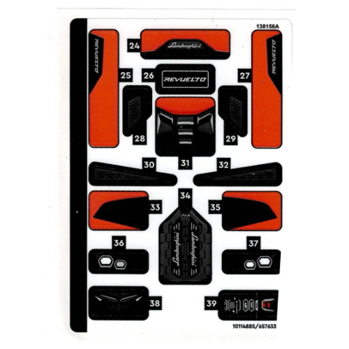 Sticker Sheet 2 for Set 77238-1 (10114885)