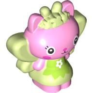 Creature, Fairy Kitten with Yellowish Green Dress, Wings, Crown print (Kitty Fairy) (102291pr0001)