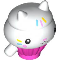 Creature, Cupcake Kitten with Dark Pink Body print (Cakey) (102295pr0001)