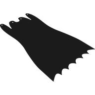 Neckwear Cape, Large, Scalloped, 4 Holes (103747)