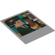 Polaroid Photo with Minifigure Holding Camera Film Print (106268pr0001)