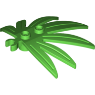 Plant, Leaves 6 x 5 Swordleaf with Clip [Thick Open O Clip] (10884)