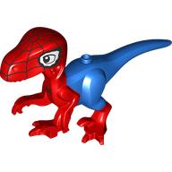 Animal, Dinosaur, Spider-Raptor with Red Arms, Legs, Head, Black Spider-Webs print (109581pr0001)