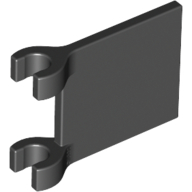 Flag 2 x 2 Square, Flat Clip Edge [Thick Clips] (11055)