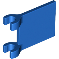 Flag 2 x 2 Square, Flat Clip Edge [Thick Clips] (11055)
