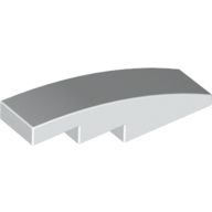 Slope Curved 4 x 1 No Studs [Stud Holder with Symmetric Ridges] (11153)