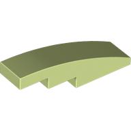 Slope Curved 4 x 1 No Studs [Stud Holder with Symmetric Ridges] (11153)