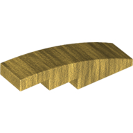 Slope Curved 4 x 1 No Studs [Stud Holder with Symmetric Ridges] (11153)