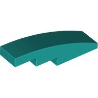 Slope Curved 4 x 1 No Studs [Stud Holder with Symmetric Ridges] (11153)
