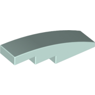Slope Curved 4 x 1 No Studs [Stud Holder with Symmetric Ridges] (11153)