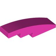 Slope Curved 4 x 1 No Studs [Stud Holder with Symmetric Ridges] (11153)