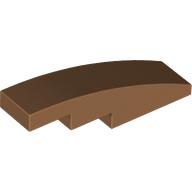 Slope Curved 4 x 1 No Studs [Stud Holder with Symmetric Ridges] (11153)