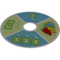 Disc for Duplo Spinner with Number print (111618)