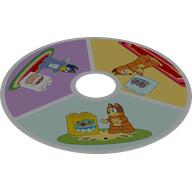 Disc for Duplo Spinner with Bluey Scenes print (111620)