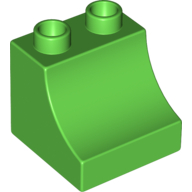 Duplo Brick 2 x 2 x 1 1/2 with Curve (11169)