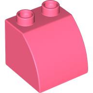 Duplo Brick 2 x 2 x 1 1/2 with Curved Top (11170)