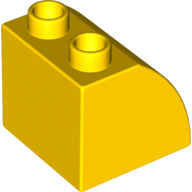 Duplo Brick 2 x 2 x 1 1/2 with Curved Top (11170)