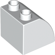 Duplo Brick 2 x 2 x 1 1/2 with Curved Top (11170)
