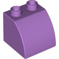 Duplo Brick 2 x 2 x 1 1/2 with Curved Top (11170)