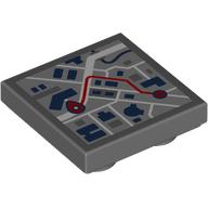 Tile Special 2 x 2 Inverted with Navigation Map print (11203pr0027)