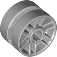 Wheel 14mm D. x 9.9mm with Centre Groove, Fake Bolts and 6 Spokes (11208)