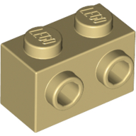 Brick Special 1 x 2 with 2 Studs on 1 Side (11211)