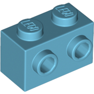 Brick Special 1 x 2 with 2 Studs on 1 Side (11211)