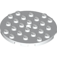 Plate Round 6 x 6 with Hole (11213)