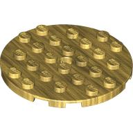 Plate Round 6 x 6 with Hole (11213)