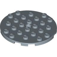 Plate Round 6 x 6 with Hole (11213)