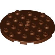 Plate Round 6 x 6 with Hole (11213)
