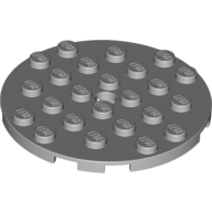 Plate Round 6 x 6 with Hole (11213)