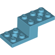 Bracket 5 x 2 x 1 1/3 with Holes, Pin Bottom (11215)