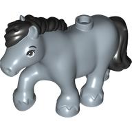 Animal, Pony with Black Mane, Tail pattern (112160pat0001)